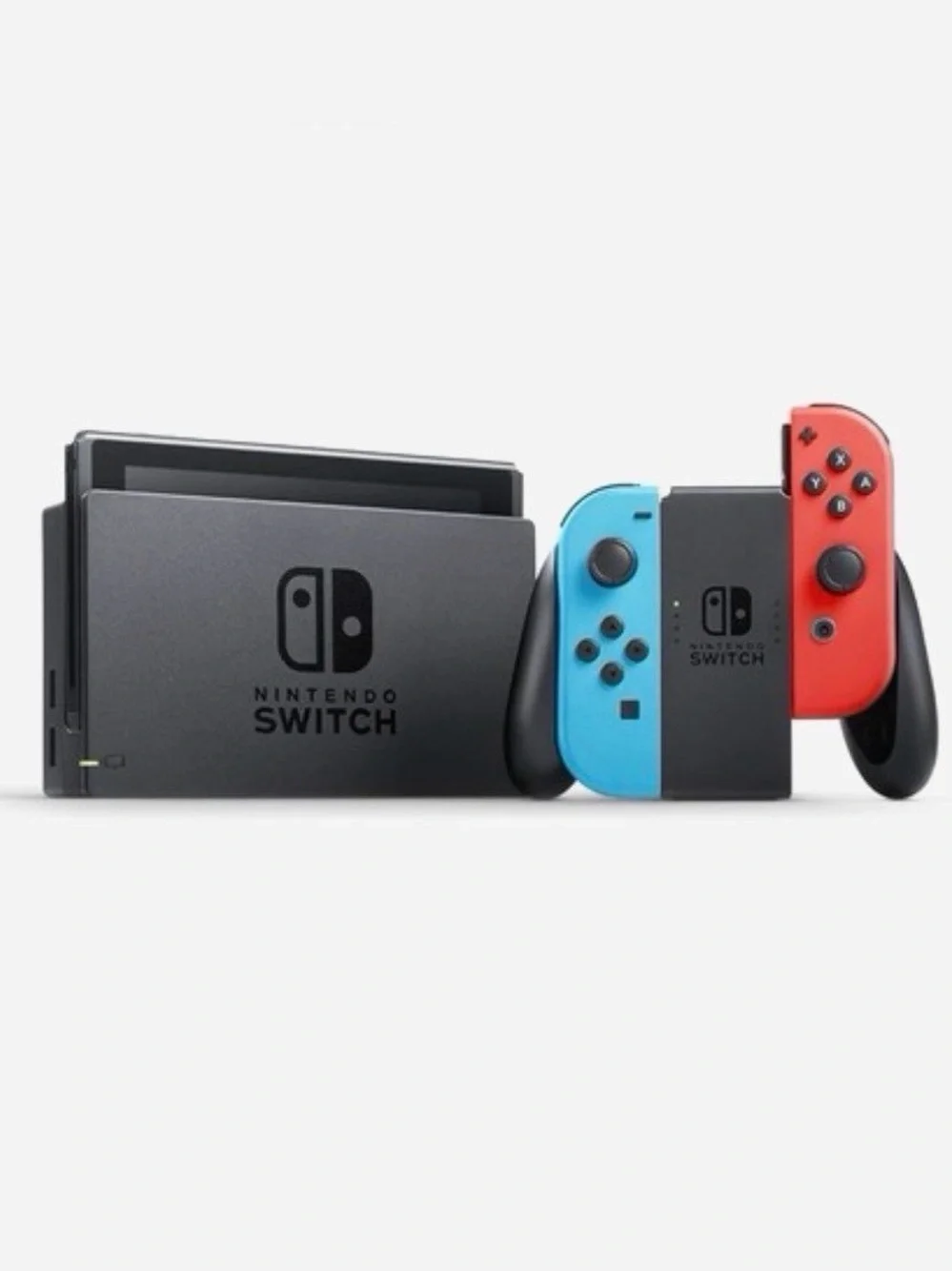 New Nintendo Switch Console Neon Blue and Neon Red Joy-con